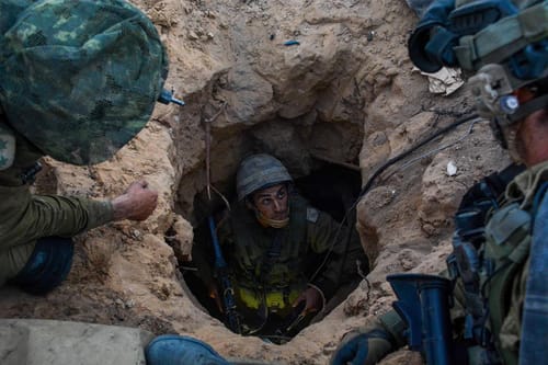 צה"ל חשף מנהרת טרור של החמאס בגבול עזה