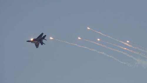 מטוס קרב יירט מזל"ט של החמאס ברצועת עזה