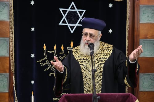 הרב הראשי: יש התרופפות; צריך ללמוד מהאשכנזים
