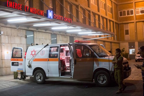 פתרון זמני להשבתת האמבולנסים ביו"ש