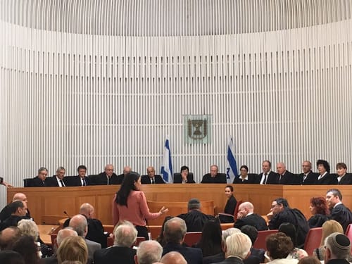 שקד לרובינשטיין: "בשם מדינת ישראל – תודה רבה"