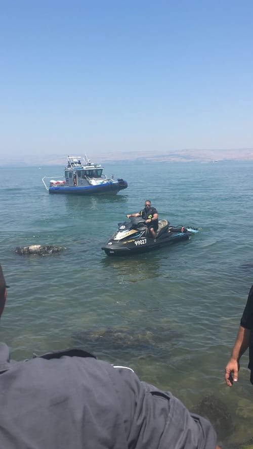 שוב טרגדיה בכנרת: צעיר כבן 24 טבע בחוף לא מוכרז