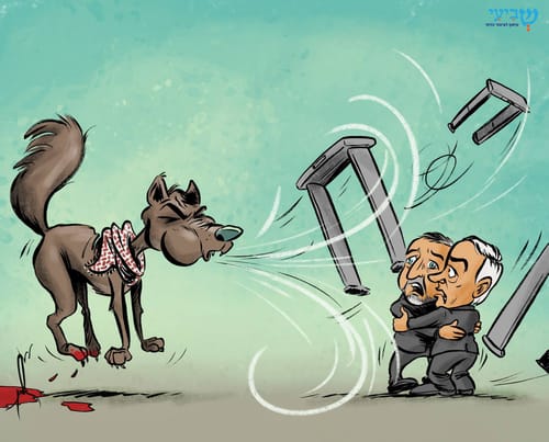 קריקטורה: נתניהו מתקפל בנושא המגנומטרים