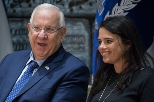 ריבלין התקשר לברך את חיות ומתח ביקורת על שקד