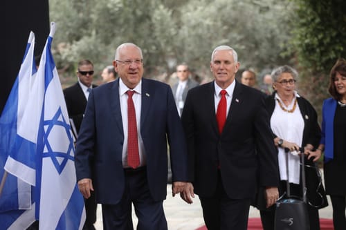"מחוייב לברית עם ישראל"; ריבלין: "אתה מענטש"