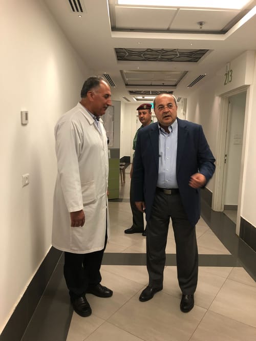 צפו: ח"כ טיבי ביקר את אבו מאזן ברמאללה