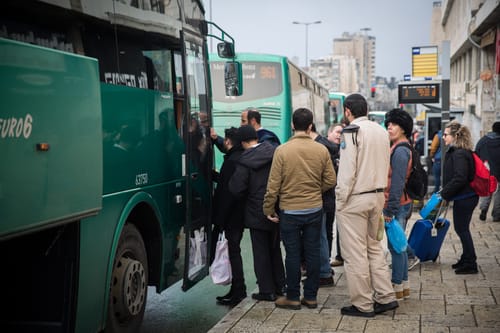 עקב המצב: שינויים נוספים בתחבורה הציבורית
