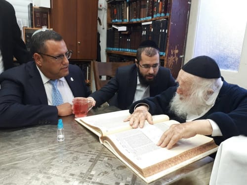 הצהרה פומבית של גדולי התורה החרדים במשה ליאון לראשות ירושלים