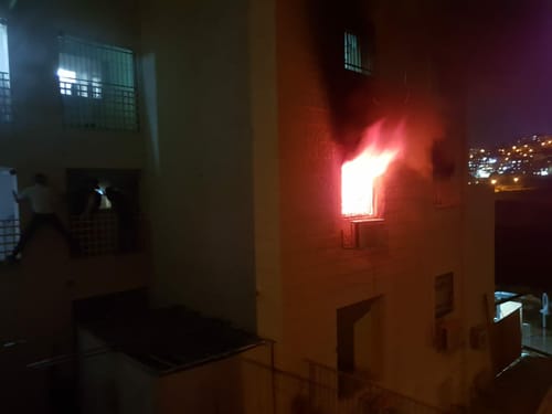אסון בביתר עילית: שני ילדים נספו בשריפה