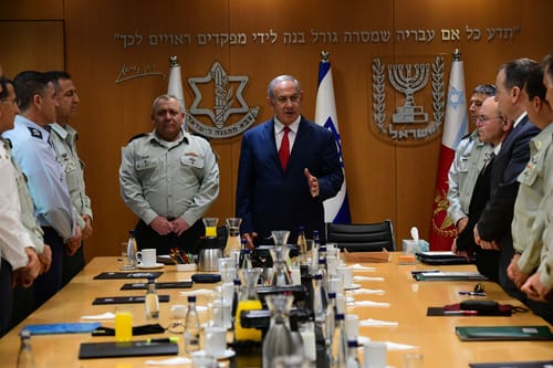 מבצע "מגן צפוני" | נתניהו ואייזנקוט יימסרו הצהרה מיוחדת