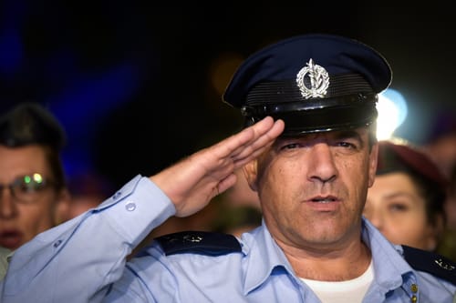מפקד חיל האוויר בטור פרידה מרונה רמון/ הספד