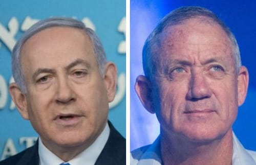 נתניהו פונה לגנץ: "מזמין אותך לעימות מולי"