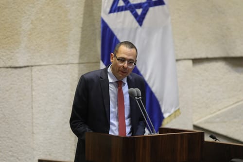 צבי האוזר בנאום הבכורה: "ישראל תפעל לפירוז עזה"