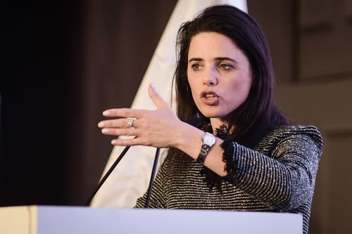 שקד תוקפת את השמאל: "הפסיקו את הבכי והנהי"