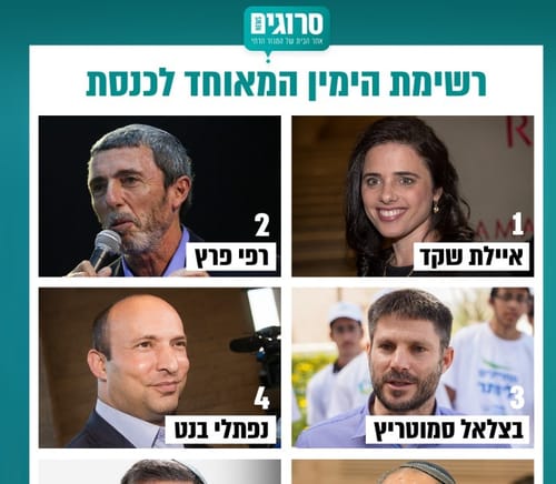 אחרי האיחוד, כך תיראה רשימת הימין לכנסת