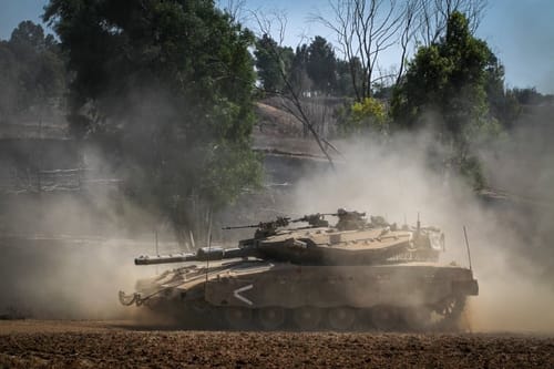 צה"ל תקף עמדות חמאס בתגובה לשיגורים אל ישראל
