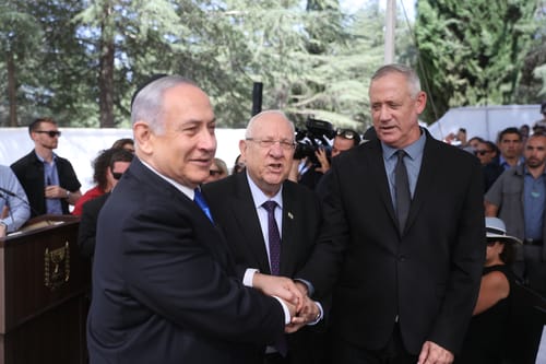 אין 61 ממליצים: המירוץ של גנץ ונתניהו לנשיא