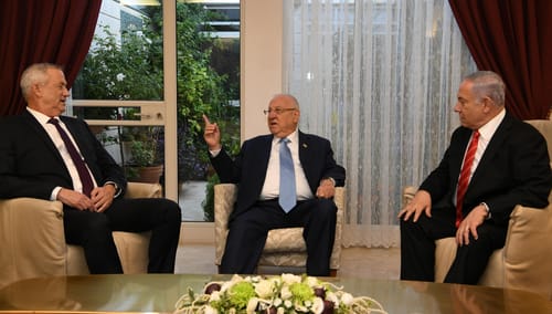 נסיון אחרון: גנץ ונתניהו נפגשים בארבע עיניים