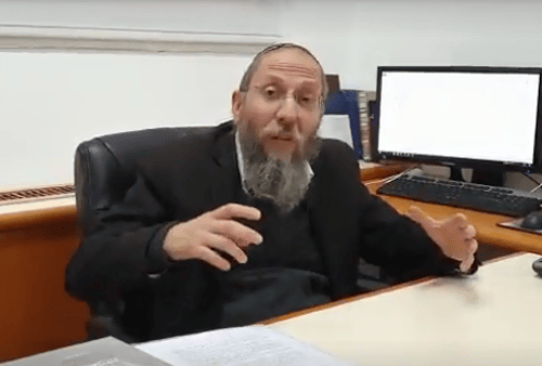 צפו: הרב רימון מחזק את הקמפיין של פתיל תכלת