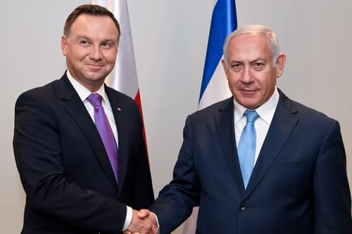נשיא פולין תוקף את שר החוץ ישראל כ"ץ