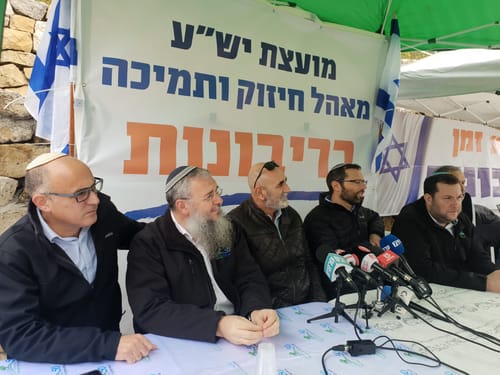 יו"ר מועצת יש"ע: "להחיל ריבונות כבר ביום א' הקרוב"