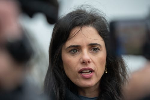 איילת שקד: הפעם אסור לשבת בשקט