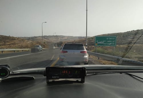 הנהג הערבי ש'טס' בכבישי יו"ש נעצר