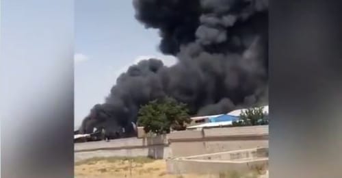 מסר לאיראן? פיצוץ כימי בזמן נאום הרמטכ"ל