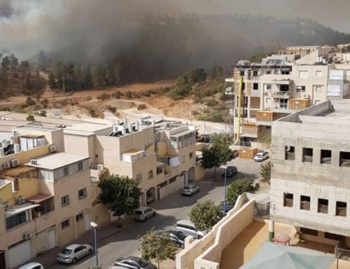 בנימין, שומרון ונוף הגליל: שריפות ענק ברחבי הארץ