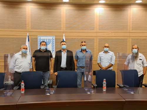 ח"כ גדעון סער נפגש עם ראשי מועצת יש"ע