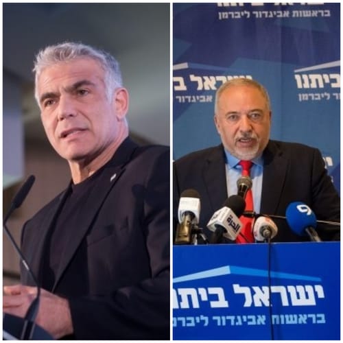 עימות בין ליברמן ללפיד: "לא בקיא בפרטים"