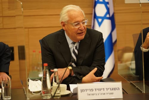 דייוויד פרידמן: "אופטימי לגבי סמוטריץ' ובן גביר"