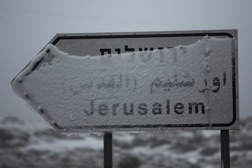 בירושלים נערכים לשלג. כל הפרטים