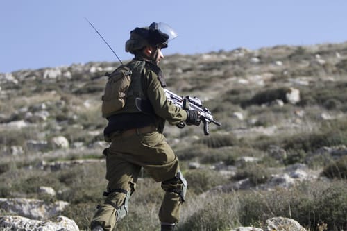 הרשות הפלסטינית נטעה עצים בשטחי אש של צה"ל