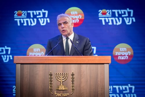 לפיד: "הצעתי לבנט להיות ראשון ברוטציה"