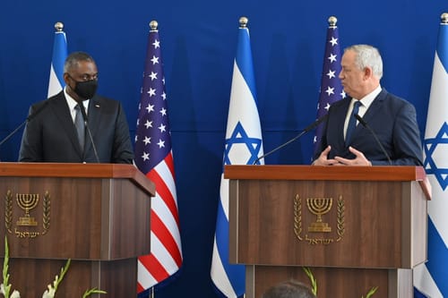 גנץ: "נמשיך לעבוד יחד עם ארה"ב על ההסכם"
