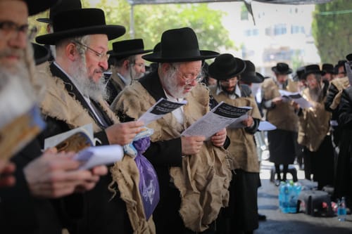צפו: תיקון לתשעת הימים נגד הרכבת הקלה