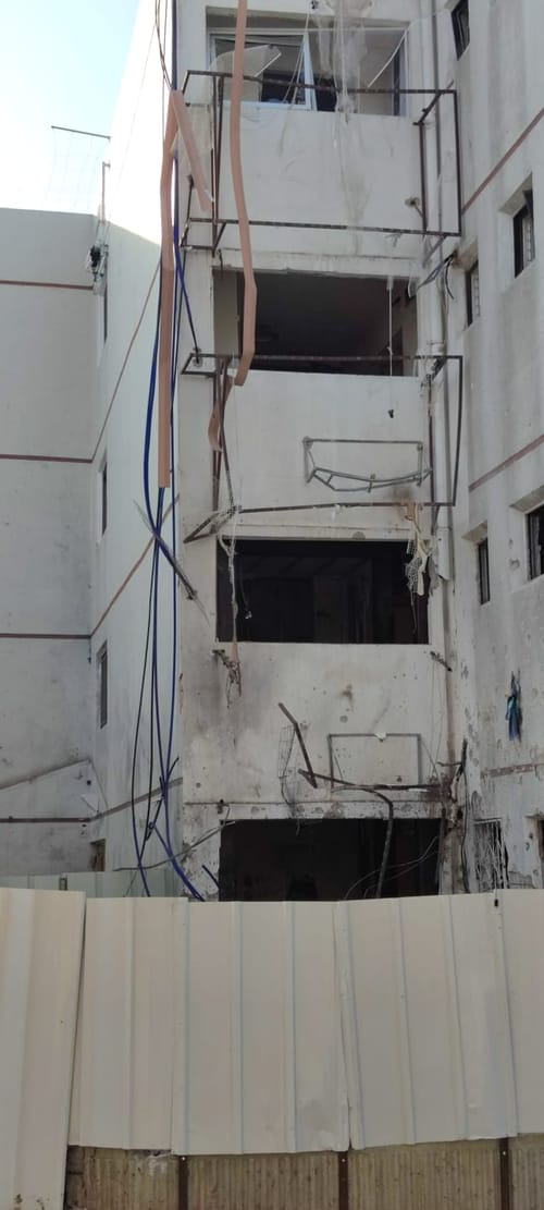 באשדוד חוששים: "הבניין עומד לקרוס; השאלה מתי"