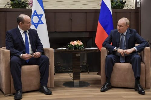 פוטין במכתב לבנט: "העבירו לנו את חצר אלכסנדר"