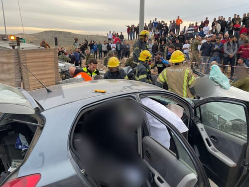 אח ואחות מברוכין נהרגו בתאונת דרכים
