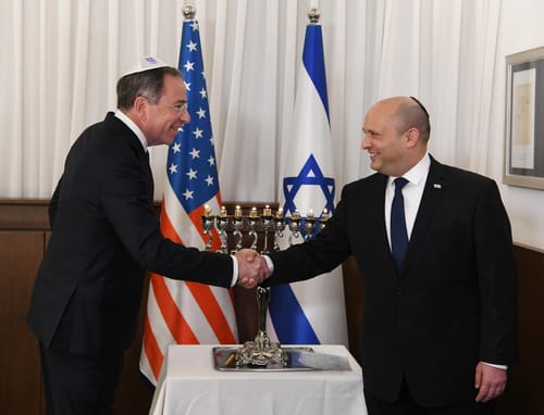 בנט עם השגריר האמריקאי: "נעשה דברים גדולים"