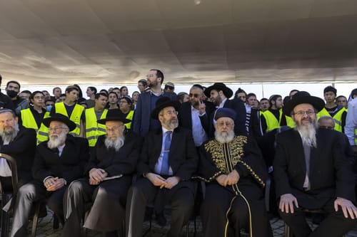 אלפי בחורי ישיבות סרוגות צעדו לחיזוק הרבנות הראשית