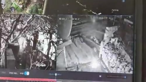 צפו: כך הציתו המחבלים את ביתו של טל יושובייב
