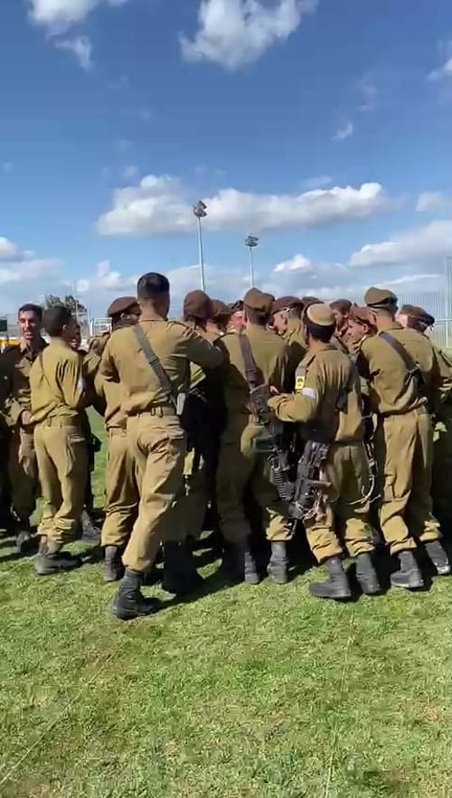 תם המרד: לוחמי גולני בדרכם חזרה לבסיס
