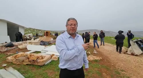 בן גביר: "מחזה איום ונורא, ערבים לא ויהודים כן?"