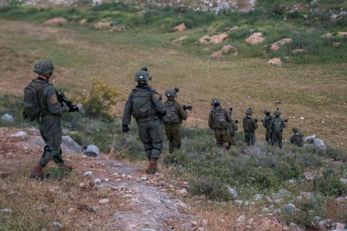 לוחם חשוד בגניבת רכוש במהלך מעצר באזור חברון