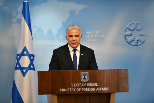 לפיד: "הסתכלתי על בן גביר ונזכרתי בסכנה"