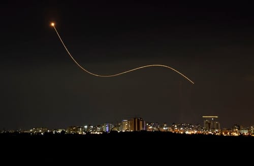 ארבע רקטות נורו מעזה לדרום; צה"ל תקף