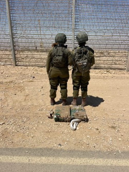 לוחמי צה"ל סיכלו הברחת סמים גדולה ממצרים