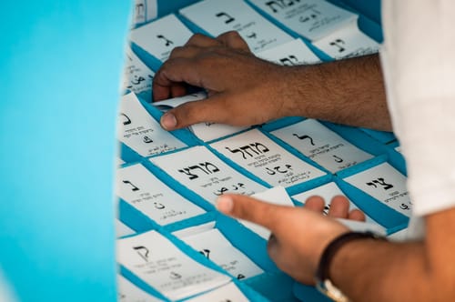 זה מה שנשאר: אלו האותיות הפנויות למפלגות החדשות
